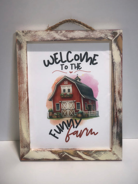 Cute Vintage Family Farm Wood Signs