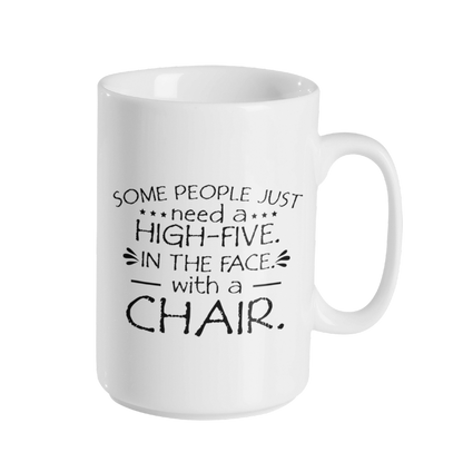 High Five 15 oz Coffee Mug