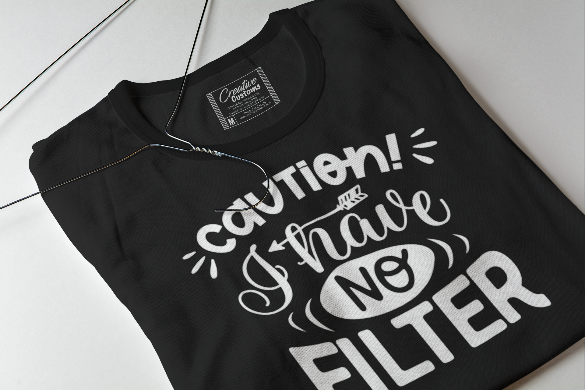 Caution I Have No Filter T Shirt